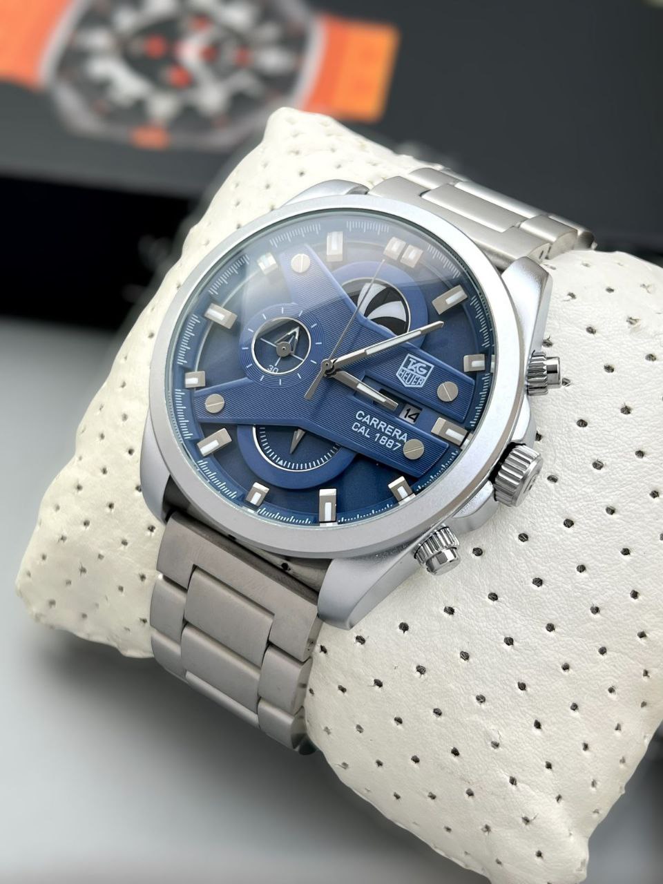 Tag Heuer X CR7 β Silver Case with Blue Dial π A Bold Fusion of Elegance and Performance