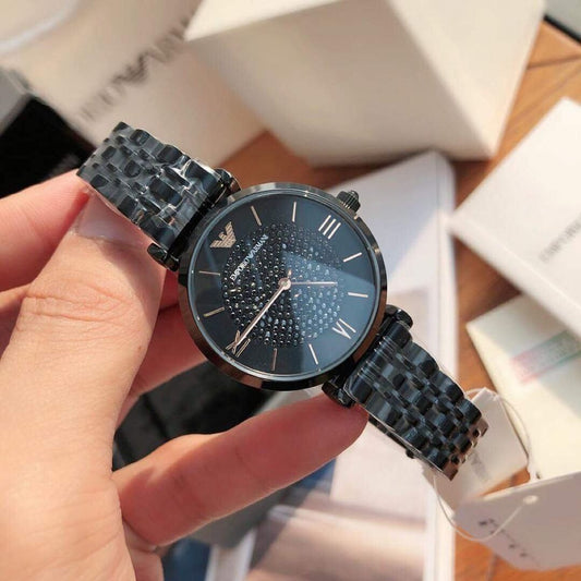 New Arrival: Emporio Armani Diamond Studded Watch for Women 🤩 Inspired by Model AR11244 | Mother of Pearl Dial | 7A Premium Quality