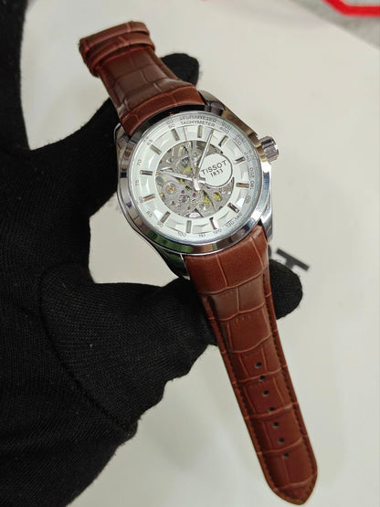 Tissot T-Classic T-Complication Open Dial – Mechanical Manual-Winding Watch 😍  Where Tradition Meets Precision