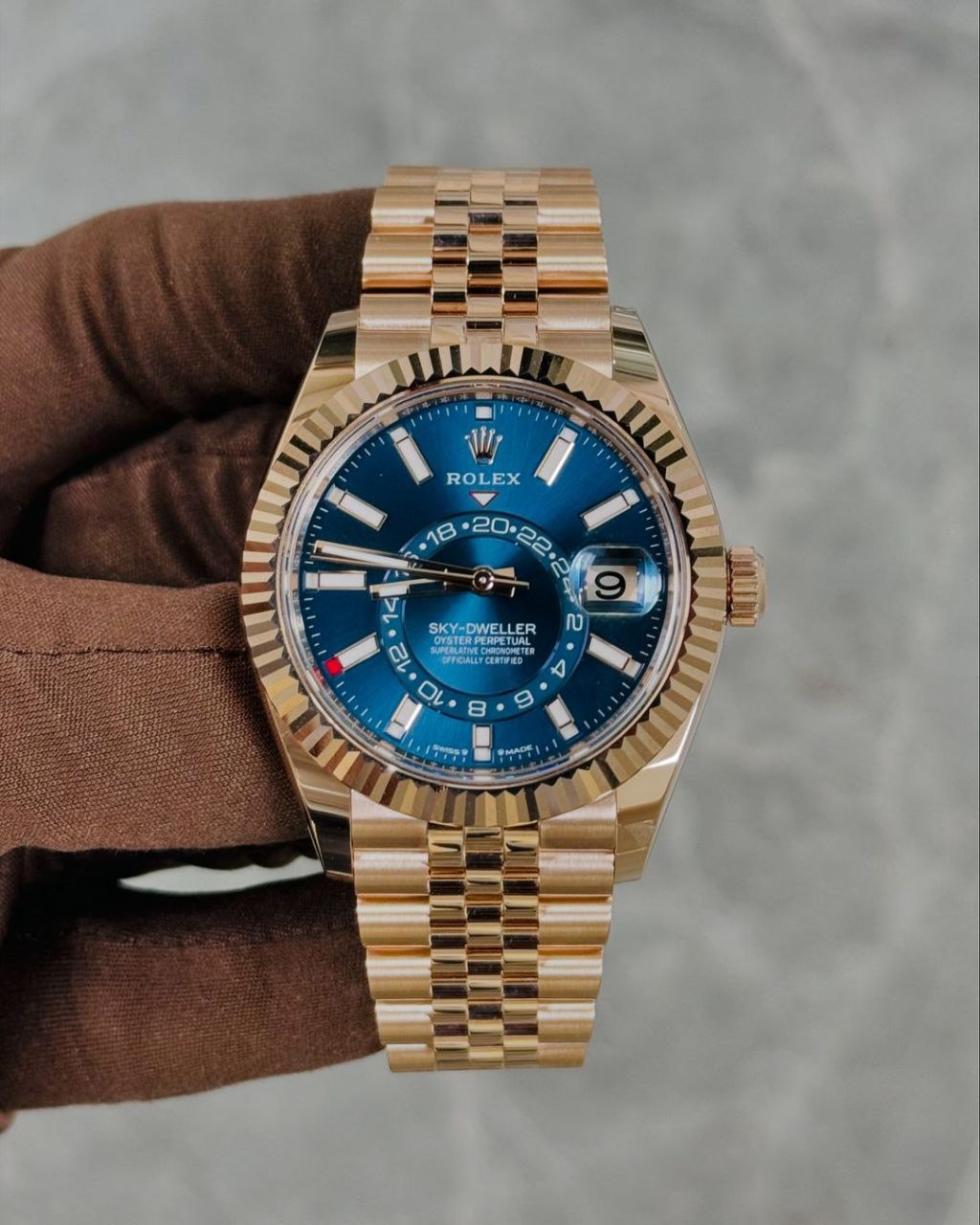 ROLEX SKY-DWELLER – ROSEGOLD | BLUE DIAL 🔥
