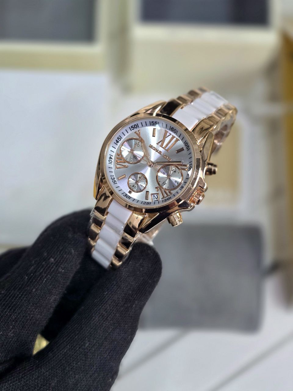 *Perfectly made for outgoing and active ladies, this Michael Kors modern and stylish watch would be a great accessory for you.*