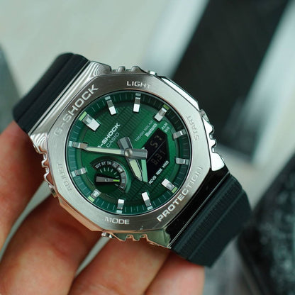 G-Shock GBM-2100 With A Green Dial And Silver Metal Body 💚😍
