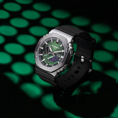 G-Shock GBM-2100 With A Green Dial And Silver Metal Body 💚😍