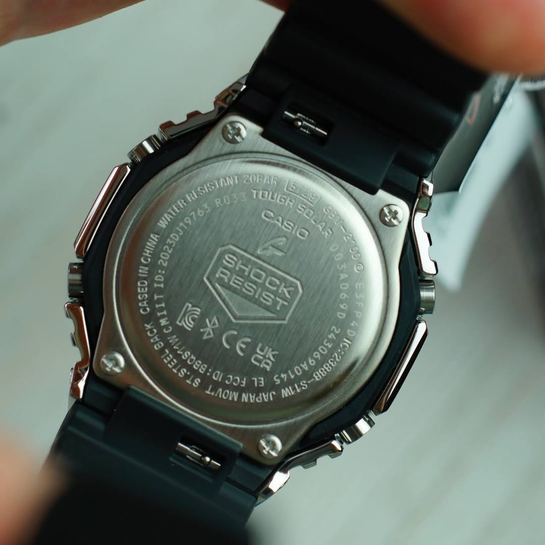 G-Shock GBM-2100 With A Green Dial And Silver Metal Body 💚😍